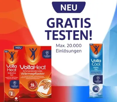 🦵 dm: Ein VoltaHeat- oder VoltaCool-Produkt gratis ausprobieren