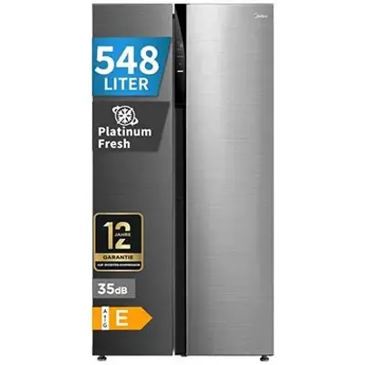 🧊 Midea MERS530FGE02 Side-by-Side Kühlschrank mit 548L für 509,98€ (statt 600€)