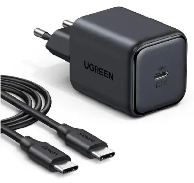⚡️ UGREEN USB C 45W Netzteil mit Fast Charge & GaN für 13,94€ (statt 18€)