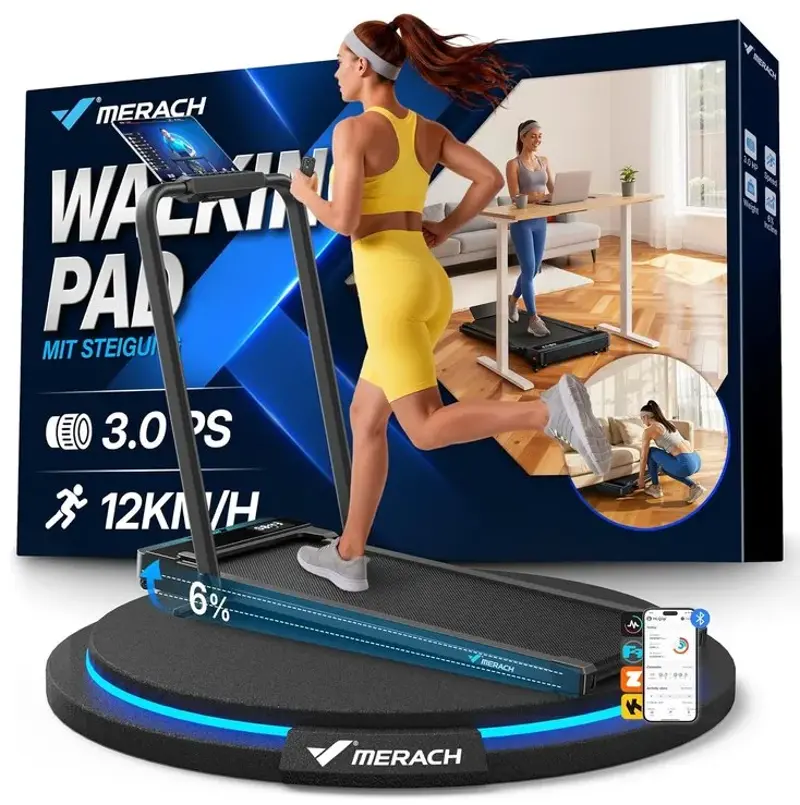 🚶‍♂️ MERACH T19 Walking Pad bis 6% Steigung + bis 12km/h für 142,97€ (statt 170€)
