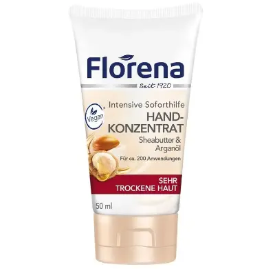 🧴 4x Florena Handcreme Konzentrat (je 50ml) für 4€ (statt 8€)
