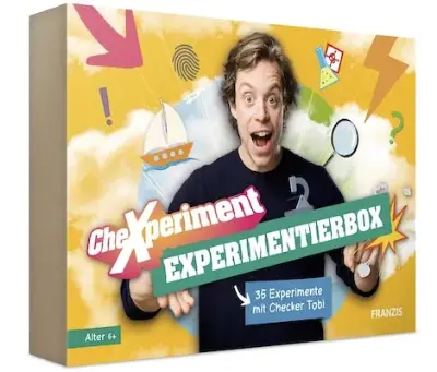 🧪 Franzis CheXperiment Experimentierbox mit Checker Tobi (67198) für 19,99€ (statt 35€)