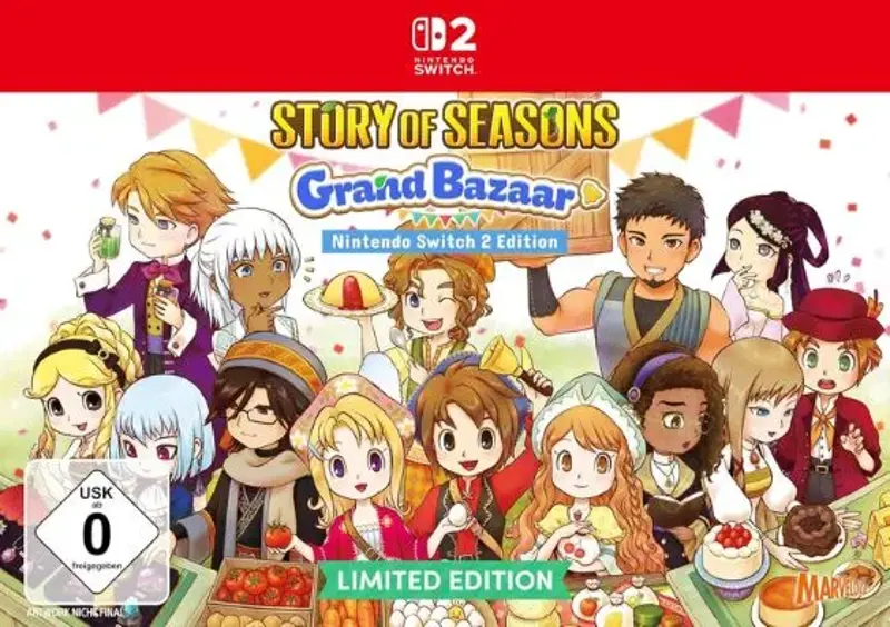 🎮 Story of Seasons: Grand Bazaar Limited Edition – Switch 2 für 56,88€ (statt 66€)