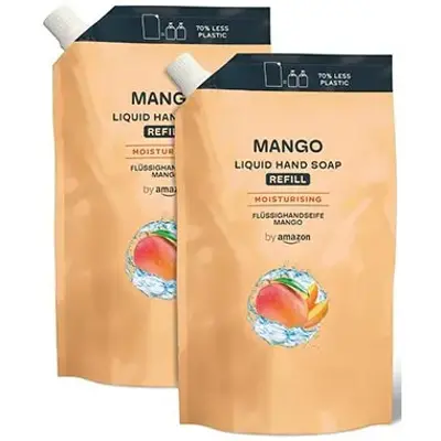 🥭 4 x 2 Liter by Amazon Mango Handseife Nachfüllpack ab 8,25€ (statt 14€)