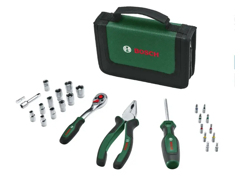 ⚒️ Bosch Starter Werkzeug Set 26-teilig in Tasche für 25,98€ (statt 31€)