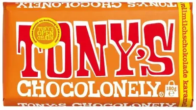 🍫 3x Tonys Chocolonely Vollmilchschokolade mit Karamell & Meersalz für 8,98€ (statt 13€)