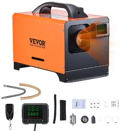 🏕️ VEVOR 12/24 V Diesel‑Standheizung mit 8 kW & Fernbedienung für 70,40€ (statt 92€)
