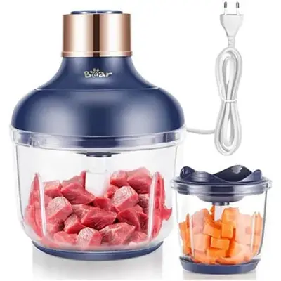 🍲 Bear Mini Zerkleinerer mit 2 Geschwindigkeitsstufen für 19,99€ (statt 35€)