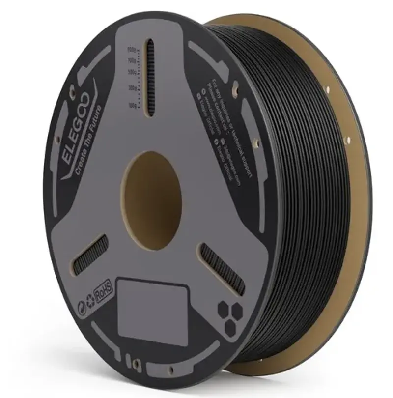 ⚫ 5x Elegoo PLA-CF Filament in Schwarz mit Carbonfaser für 50,60€ (statt 125€)