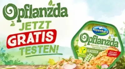 Alpenhain Opflanzda-Brotaufstrich gratis ausprobieren