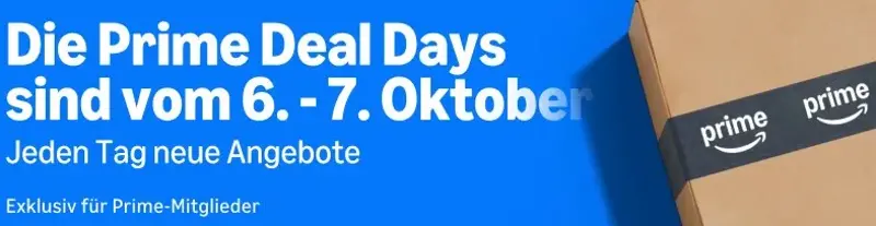🛒 Amazon Prime Day vom 06.10. bis 07.10.2026 ➡️ die ersten Infos