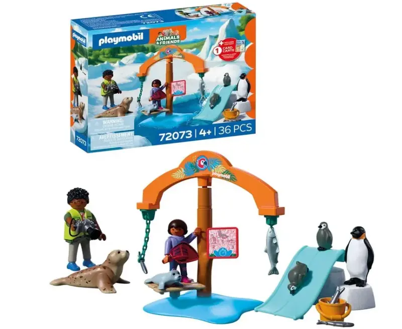 🐧 Playmobil 72073 Animals & Friends Zoo: Eis-Expedition für 12,90€ (statt 19€)