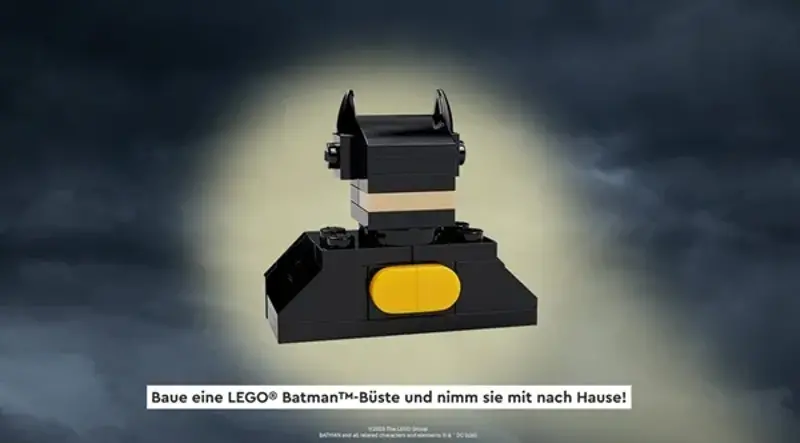 Gratis: LEGO Batman-Büste bei Bauaktion in LEGO Stores am 17.09.