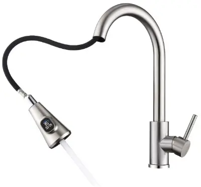 💦 HOMELODY ausziehbare Küchenarmatur mit LED-Temperaturanzeige für 23,99€ (statt 30€)