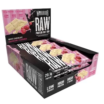 🍫 12x 75g Warrior Raw Proteinriegel Weiße Schokolade für 12,32€ (statt 18€)