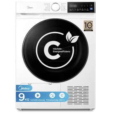 🧺 Midea V5 Wärmepumpentrockner mit 9kg für 467€ (statt 550€)