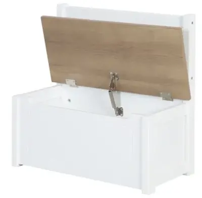 🪑 roba Kindertruhenbank Woody mit Deckelbremse für 44,95€ (statt 56€)
