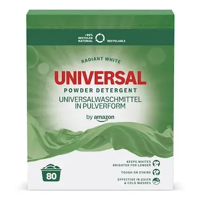 🧺 4,8kg by Amazon Universal Waschpulver (80 WL) für 11,72€ (statt 15€)