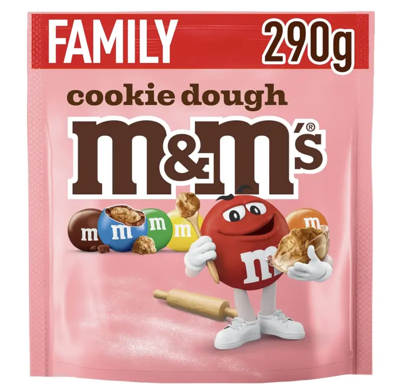 🤤 Süchtigmacher 🍫 M&M’S Cookie Dough Keksteig Schokolinsen, 290g ab 3,51€ (statt 4,79€)