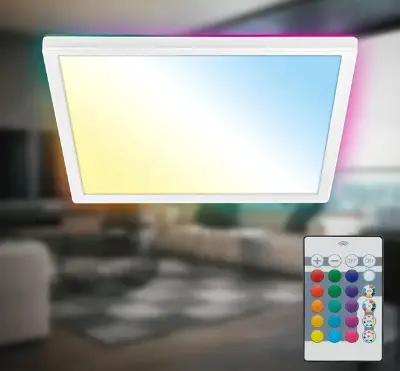 B.K.Licht – LED Deckenlampe 29cm mit Backlight und FB für 14,95€ (statt 35€)