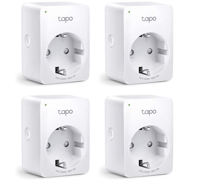4er-Pack der TP-Link Tapo P100 Smartsteckdose für 27,99€ (Vergleich: 36,96€)