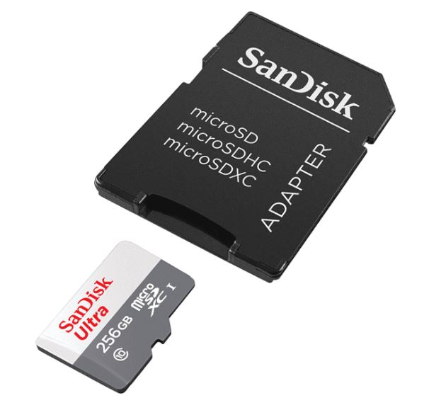 SanDisk Ultra MicroSDXC Speicherkarte 256GB für 16,99€ (VG: 24,96€)
