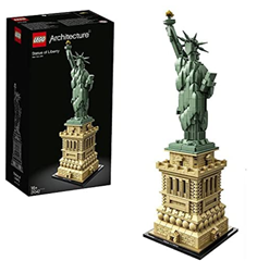 LEGO 21042 Architecture Freiheitsstatue, Modell zum Bauen, New York Souvenir, Geschenkidee für Kinder und Erwachsene für 61,61€ (VG: 67,88€)