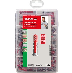 132-teilige Fischer Duopower Dübelbox 535971 für 10,49€ (Vergleich: 14,49€)