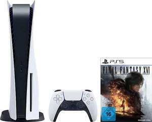 PlayStation 5 PS5 Disk Konsole + Final Fantasy XVI PlayStation 5 489,99 OTTO UP (mit 10fach Payback eff. ca.466,-)