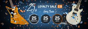 Harley Benton Loyalty Sale 2.0 - Harley Benton mit 25 % Rabatt