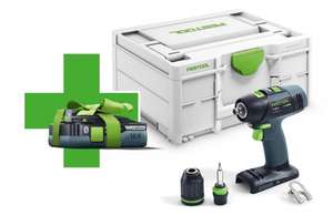 Festool Akku-Bohrschrauber T18+3 Basic inkl. Gratis-Akku 4Ah in Systainer für 184,89€ [Dönges]