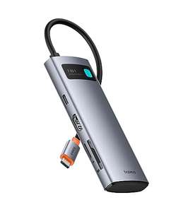 Baseus USB C Hub 7 in 1 Adapter mit 4K@60Hz HDMI (Macbook kompatibel)