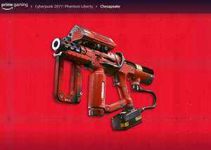 Cyberpunk 2077 Phantom Liberty Waffe: Chesapeake (Prime Gaming)
