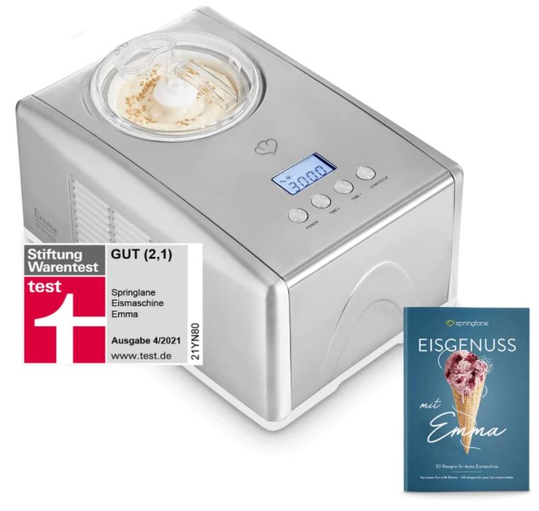 SPRINGLANE Eismaschine Emma 1,5 Liter (B-Ware) für 142,40€ (statt 229,99€ Neu)