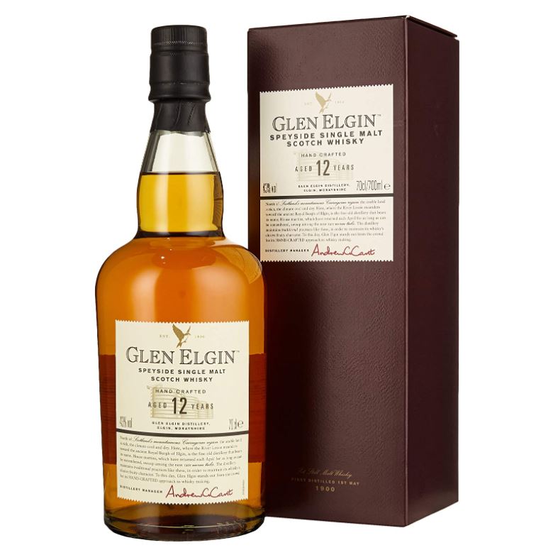 Glen Elgin 12 Jahre Speyside Single Malt Scotch Whisky (0,7l, 43%) ab 31,49€ (VG: 42,45€)