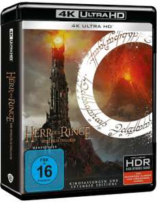 Der Herr der Ringe: Extended Edition Trilogie 4K (Abholung, sonst + Versand)