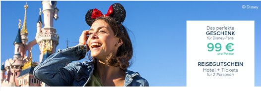 Disneyland Paris mit Hotel und Ticket ab 99€ pro Person