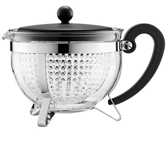 Bodum 1970-01 CHAMBORD Teekanne ( mit Filter, Hitzebeständig, 1,3 l) für 24,29€ (VG: 40,86€)