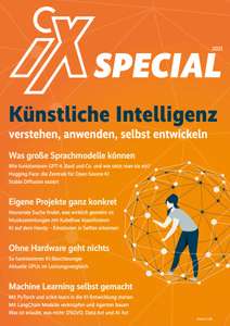 iX Special Künstliche Intelligenz (KI) | | Gratisausgabe | PDF [heise Adventskalender]