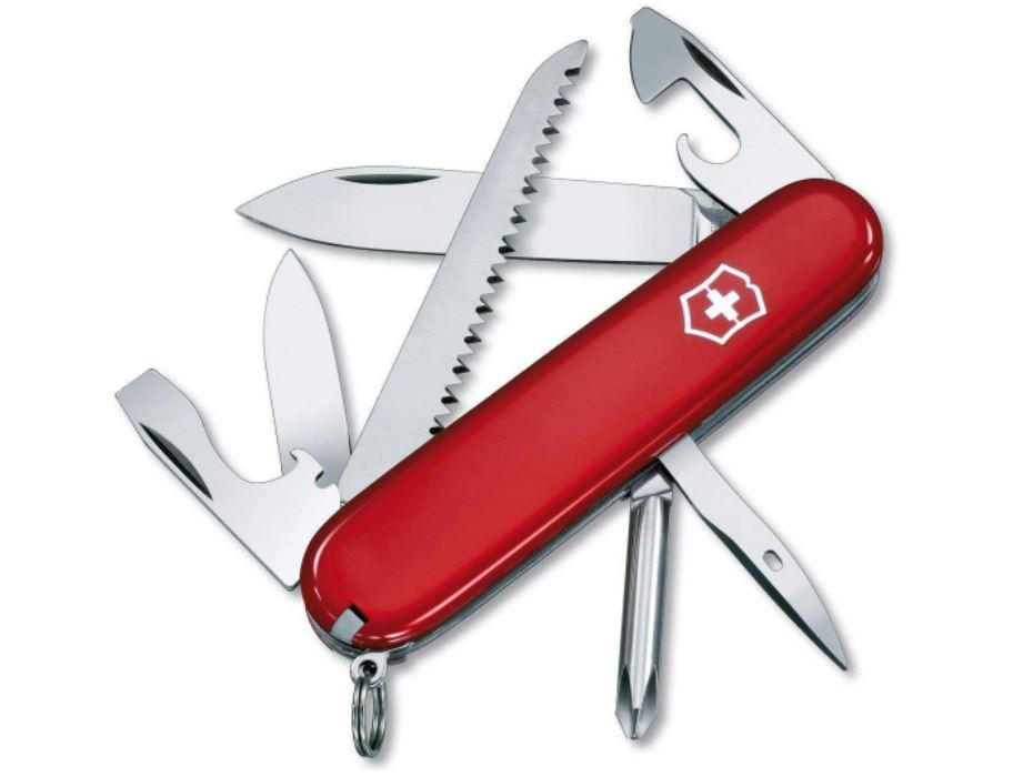 Victorinox Taschenmesser Hiker (13 Funktionen, Holzsäge, Phillips-Schraubendreher, Zahnstocher) für 23,30€ (VG: 26,15€)