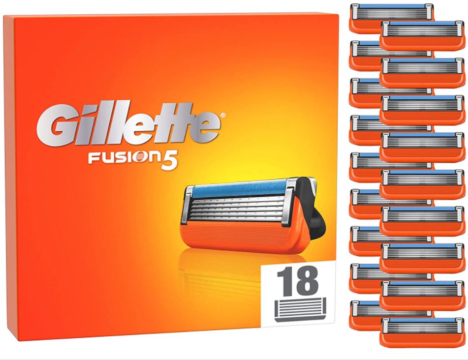 18er Pack Gillette Fusion 5 Rasierklingen für 38,24€ (VG: 44,98€)