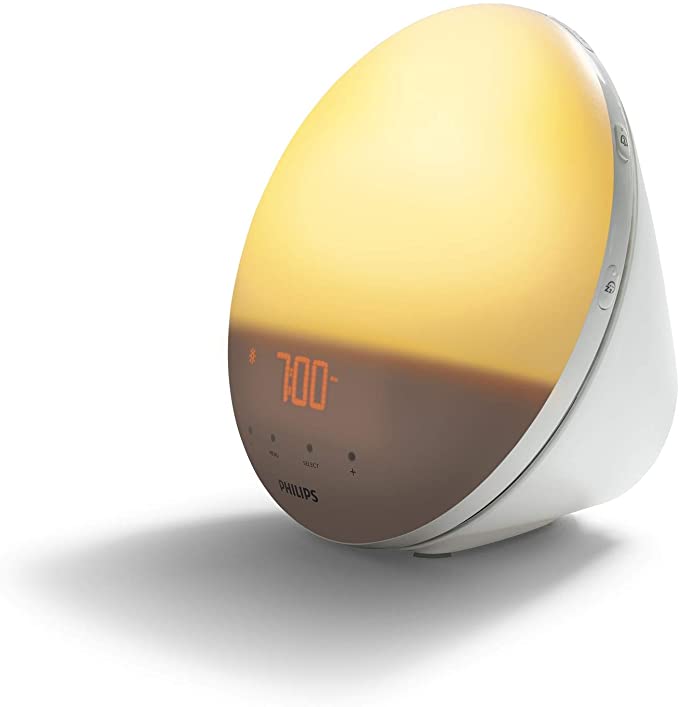Wake-Up Light Philips HF3531/01 (Sonnenaufgangfunktion, Touchdisplay, 7 Wecktöne, digitales FM Radio) für 104,99€ (Vergleich: 129,99€)
