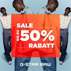 G-Star: 50% Rabatt auf viele ausgewählte Artikel im Sale + 10% Extra auf die Favoriten