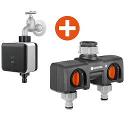 Eve Set Smarte Bewässerung mit Eve Aqua und Gardena 2-Wege Verteiler für 119,90€ (Vergleich: 149,76€)