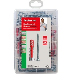 160-teilige Fischer Meister-Box DuoPower (535972) für 13,95€ (Vergleich: 17,94€)