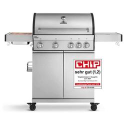 BURNHARD 4-Brenner Gasgrill Big FRED Deluxe mit 900°C Keramikbrenner für 486,75€ (VG: 764,15€)