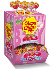 150er Box Chupa Chups Lollis Strawberry Lover für 16,38€ (VG: 23,98€)