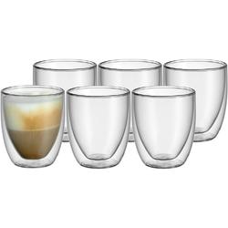 6er Set WMF Kult doppelwandige Cappuccino Gläser 250ml für 24,99€ (VG: 34,73€)