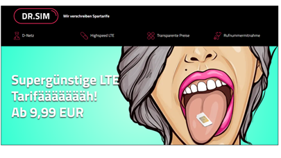 Dr.SIM: monatlich kündbare Tarife im Vodafone Netz mit LTE Flat und SMS- und Sprachflat ab 9,99€/Monat – keine Anschlussgebühr