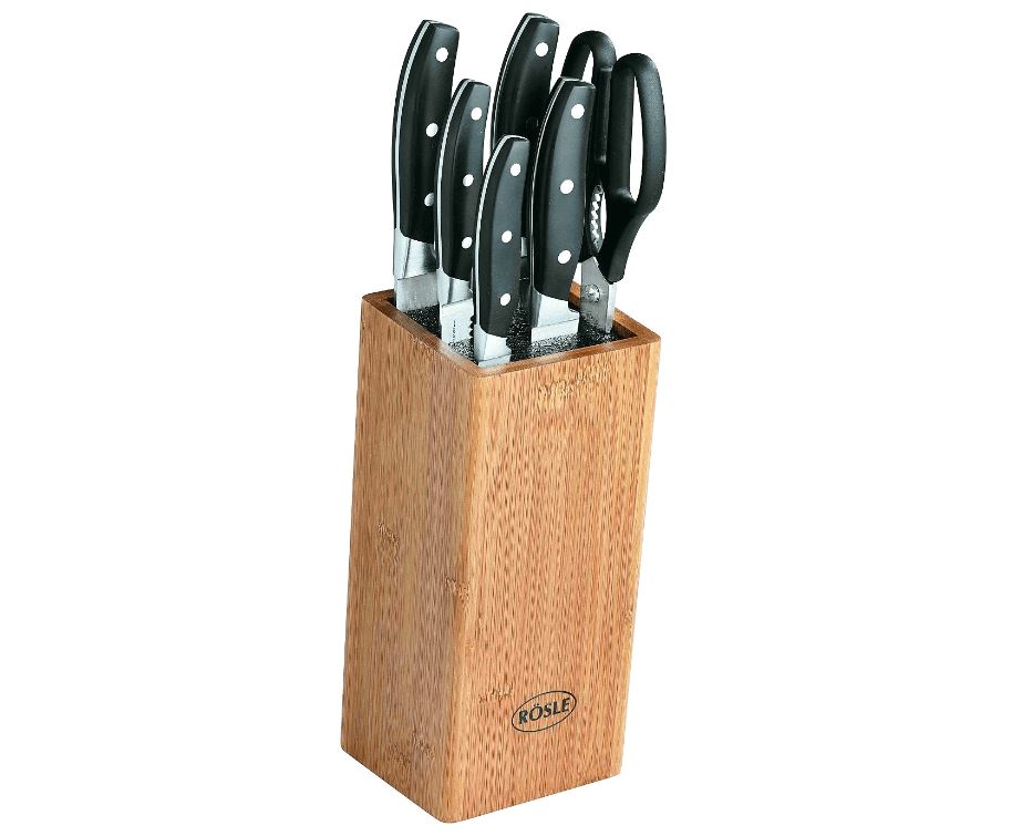 Rösle Messerblock Cuisine Bambus 7 tlg. (13050 ) für 47,80€ (VG: 65,94€)